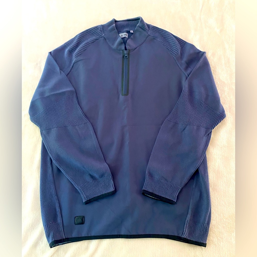EUC ADIDAS 1/4 zip Pullover Sweater M:M